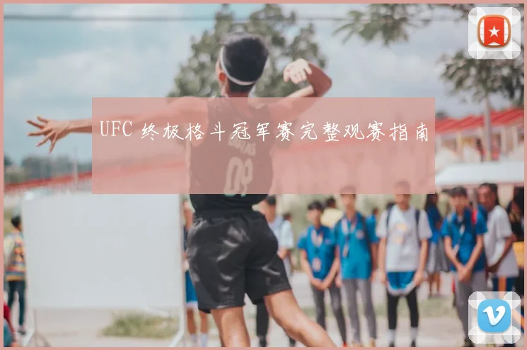UFC 终极格斗冠军赛完整观赛指南